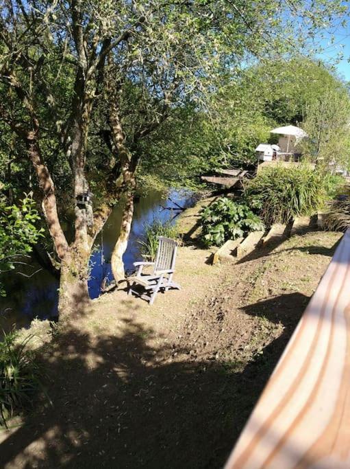 Lodge Avec Vue Sur La Riviere ลันยง ภายนอก รูปภาพ